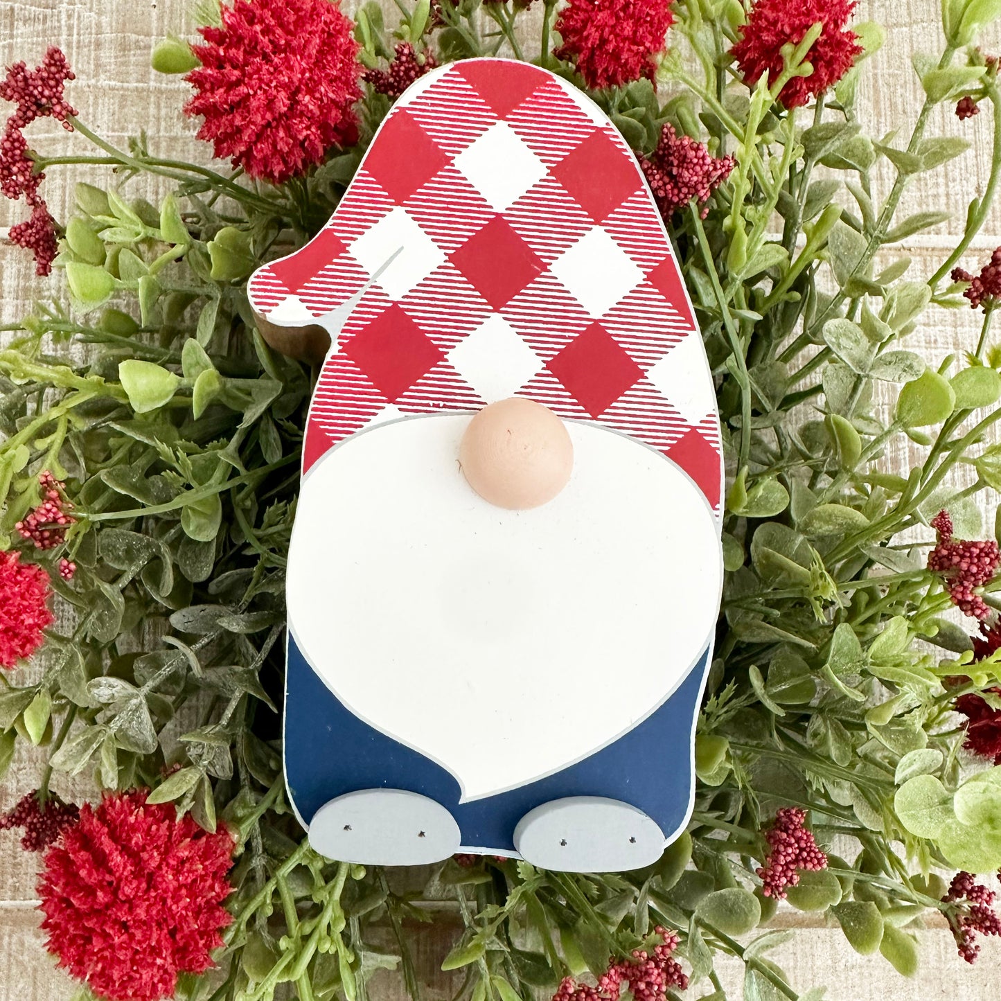 Patriotic Gnome Sitter