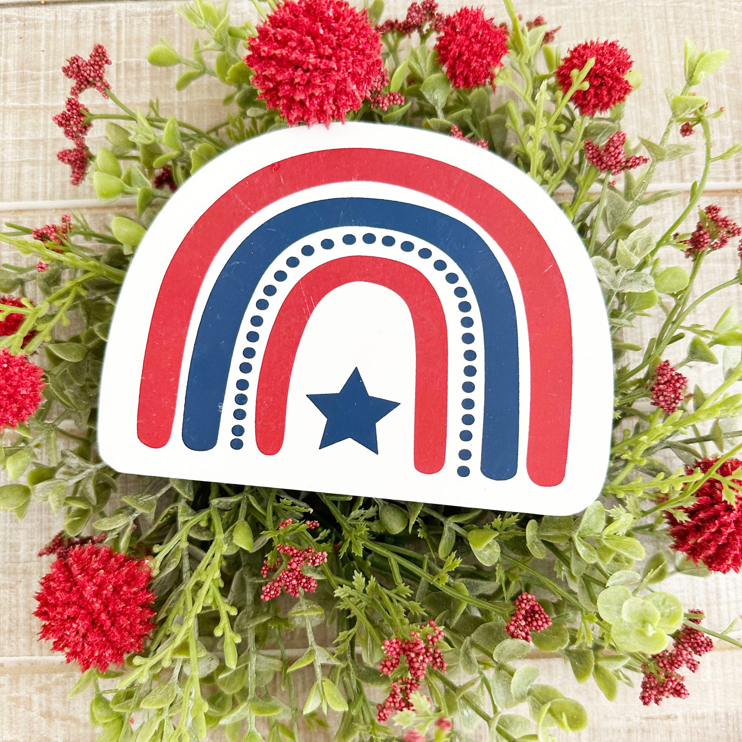 America Rainbow Cutout