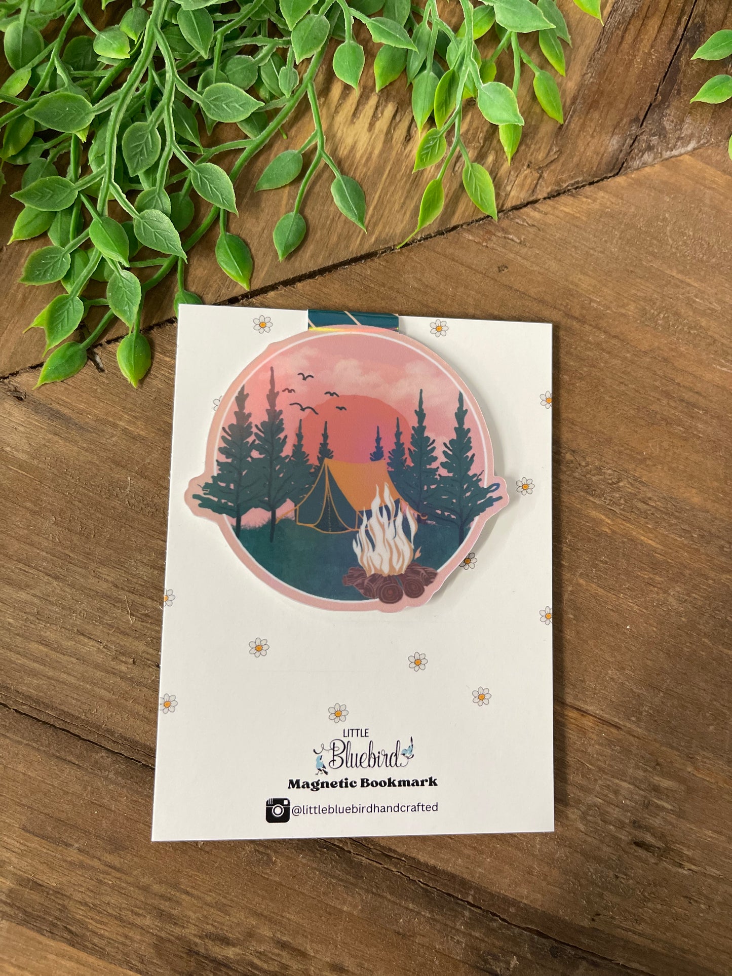 Magnetic Bookmark Camping