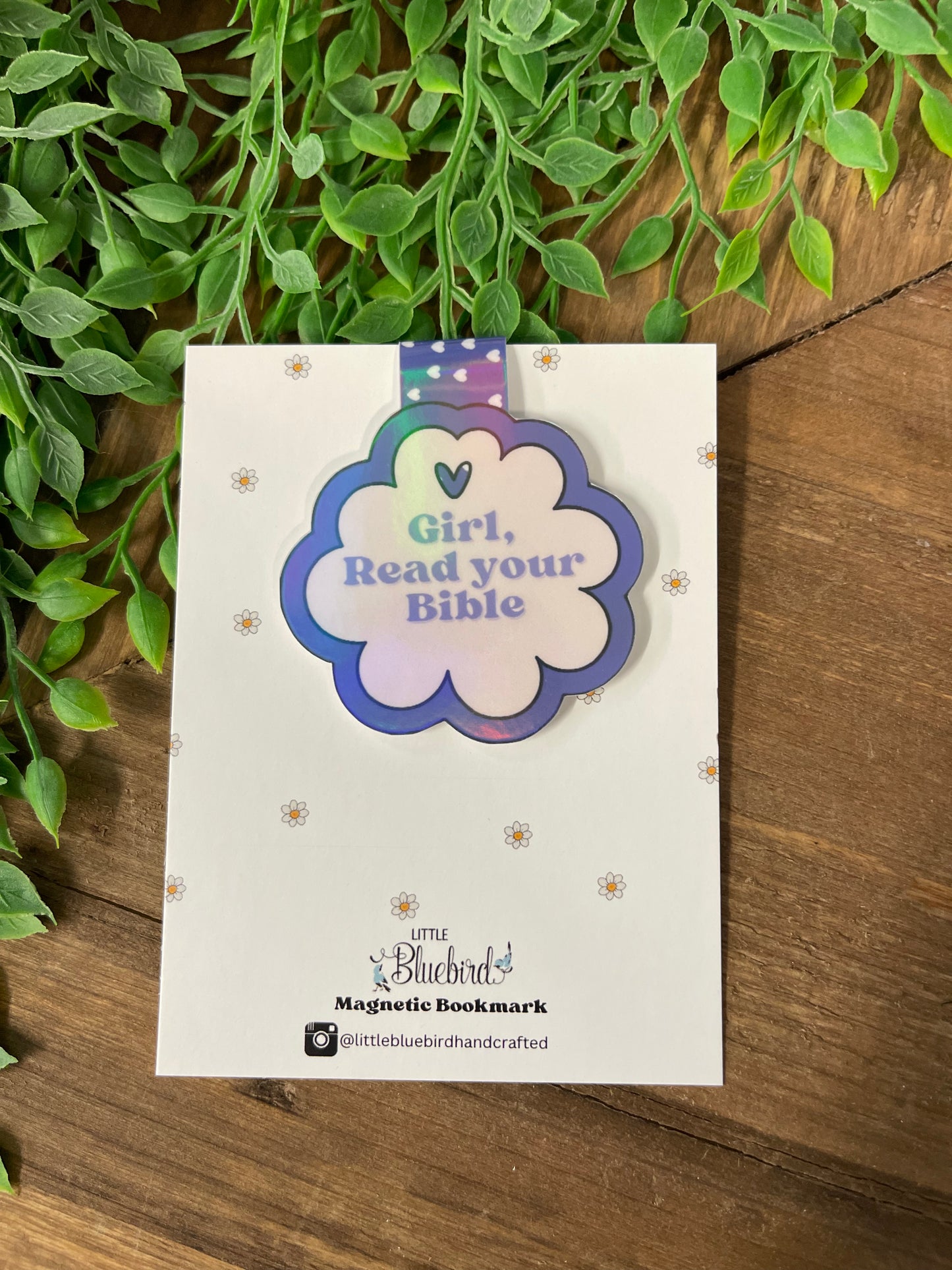 Magnetic Bookmark Girl Read Your Bible