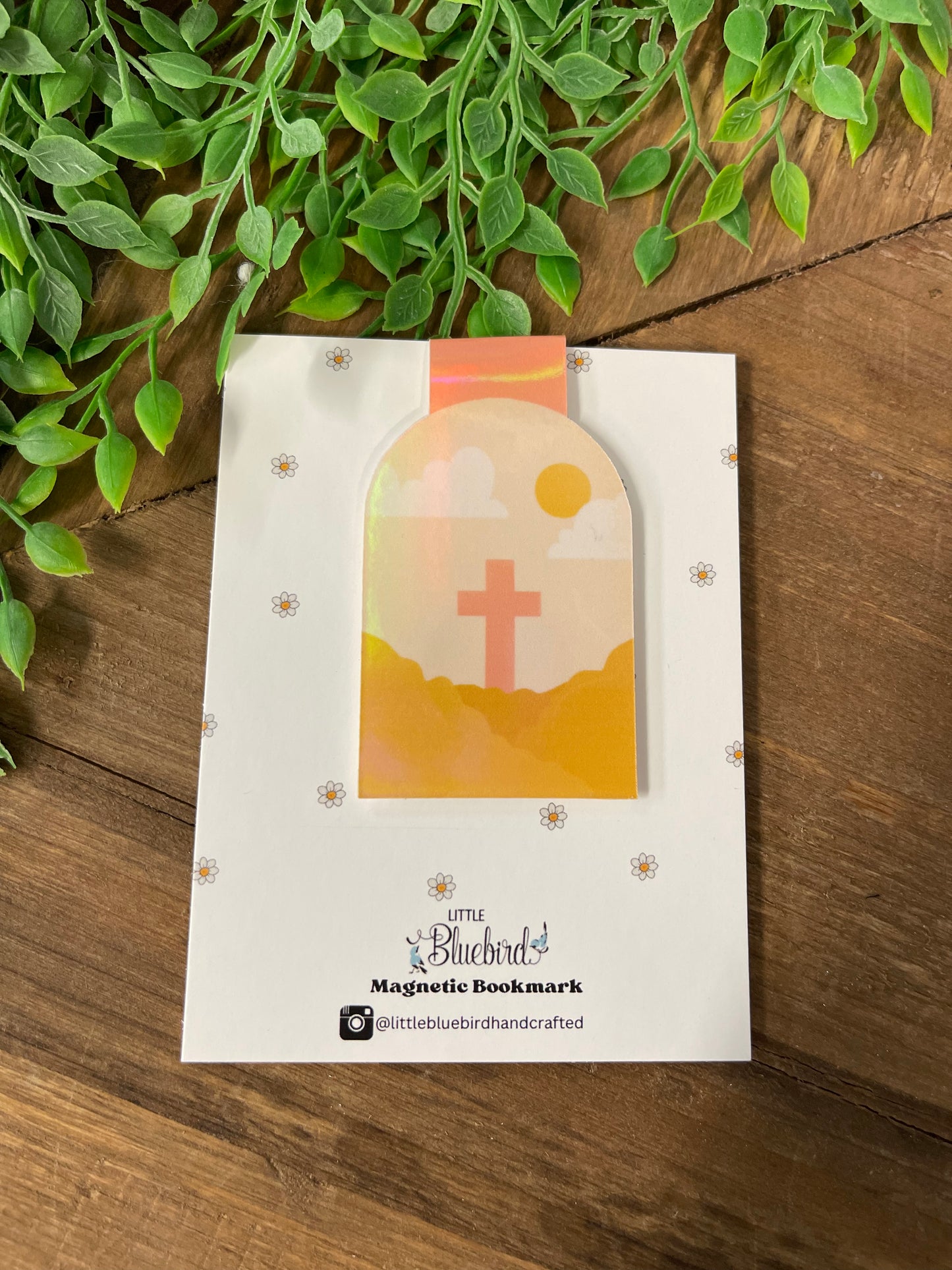 Magnetic Bookmark Cross