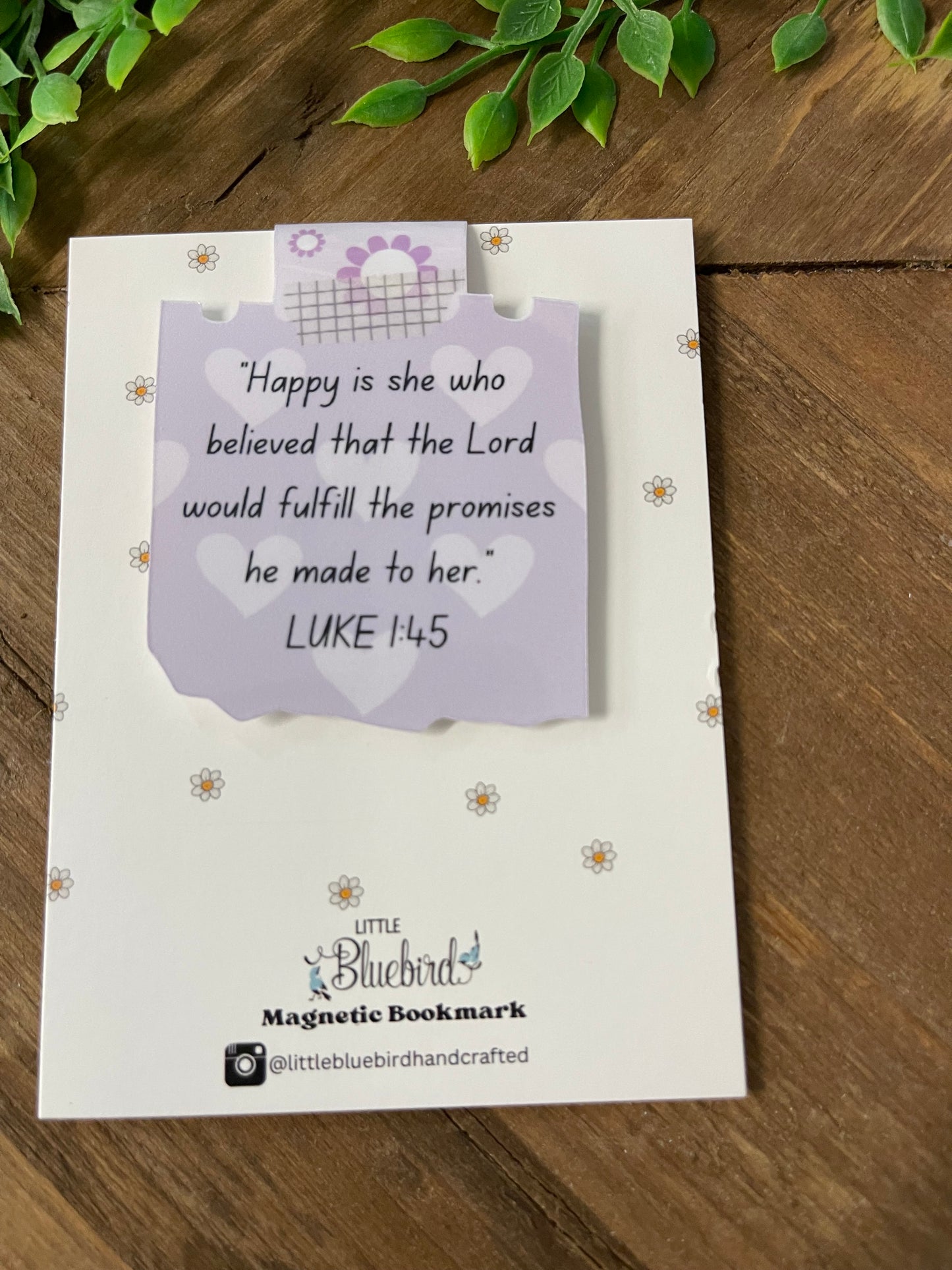 Magnetic Bookmark Luke 16
