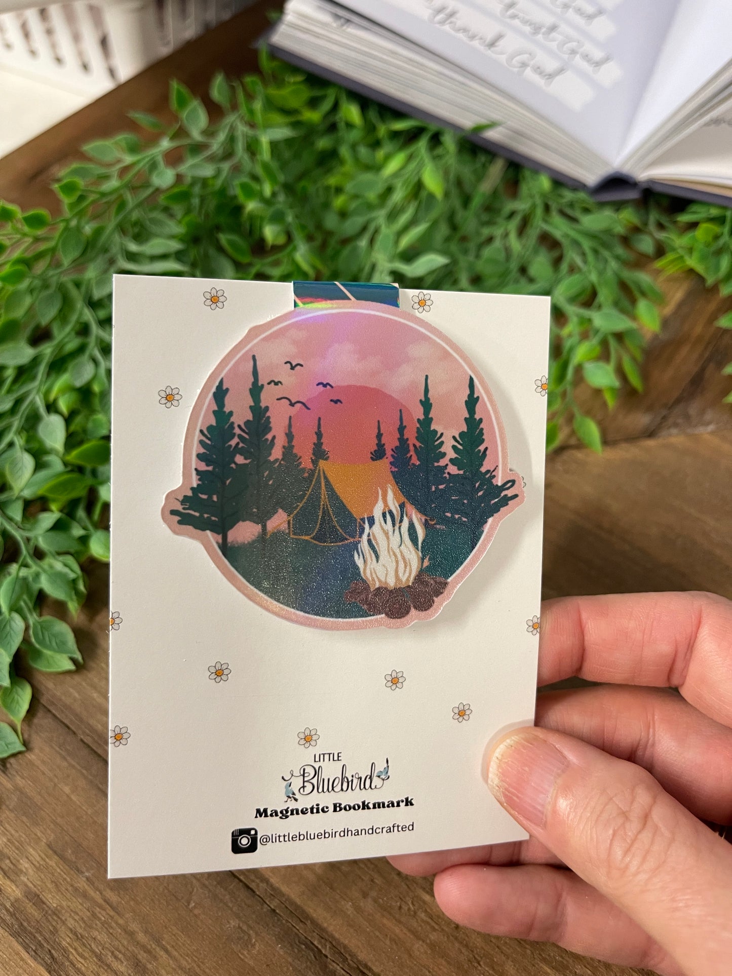 Magnetic Bookmark Camping
