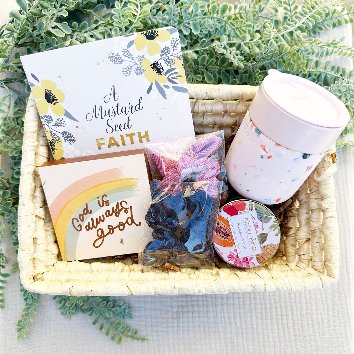 Wicker Basket Gift Set