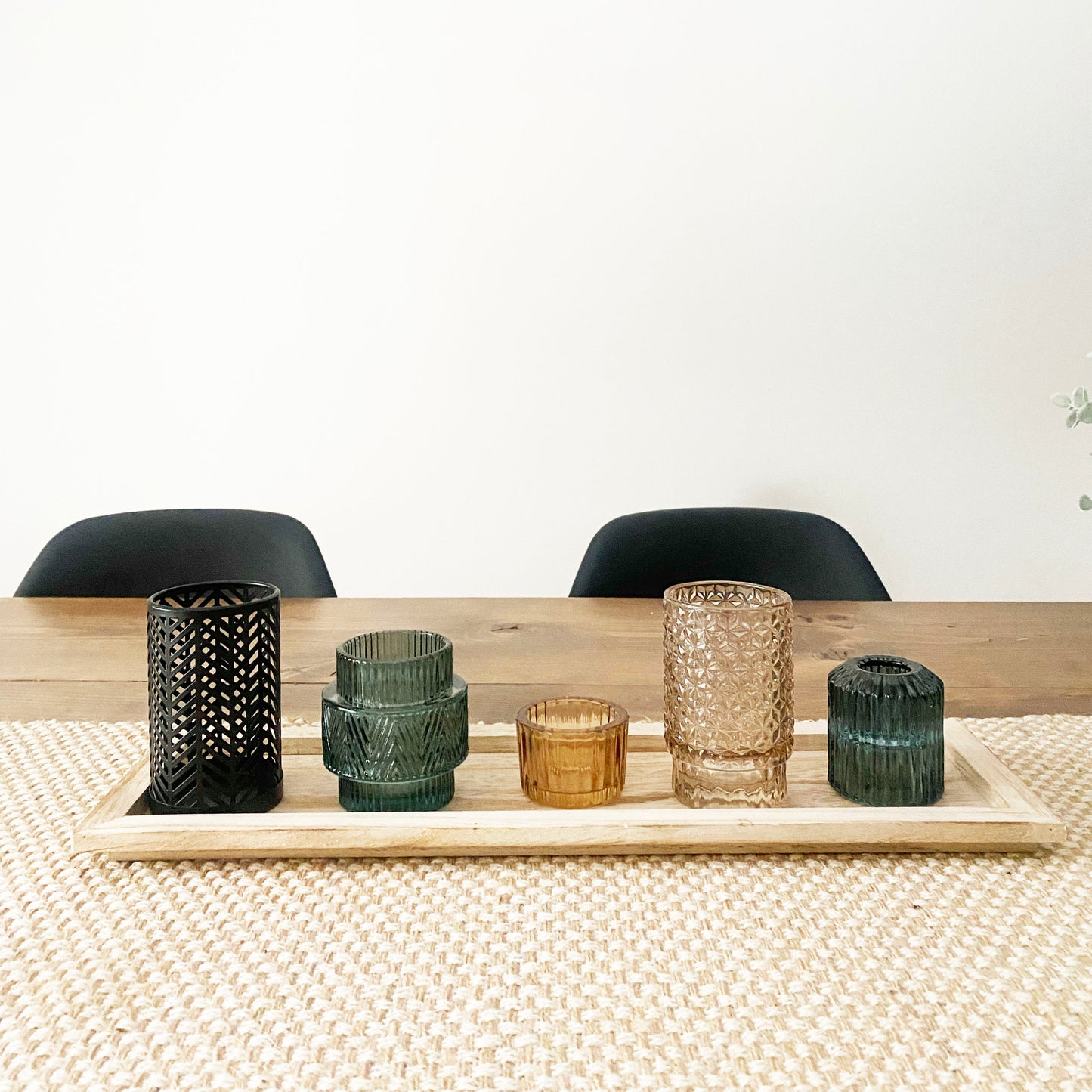 Tealight Set With Tray