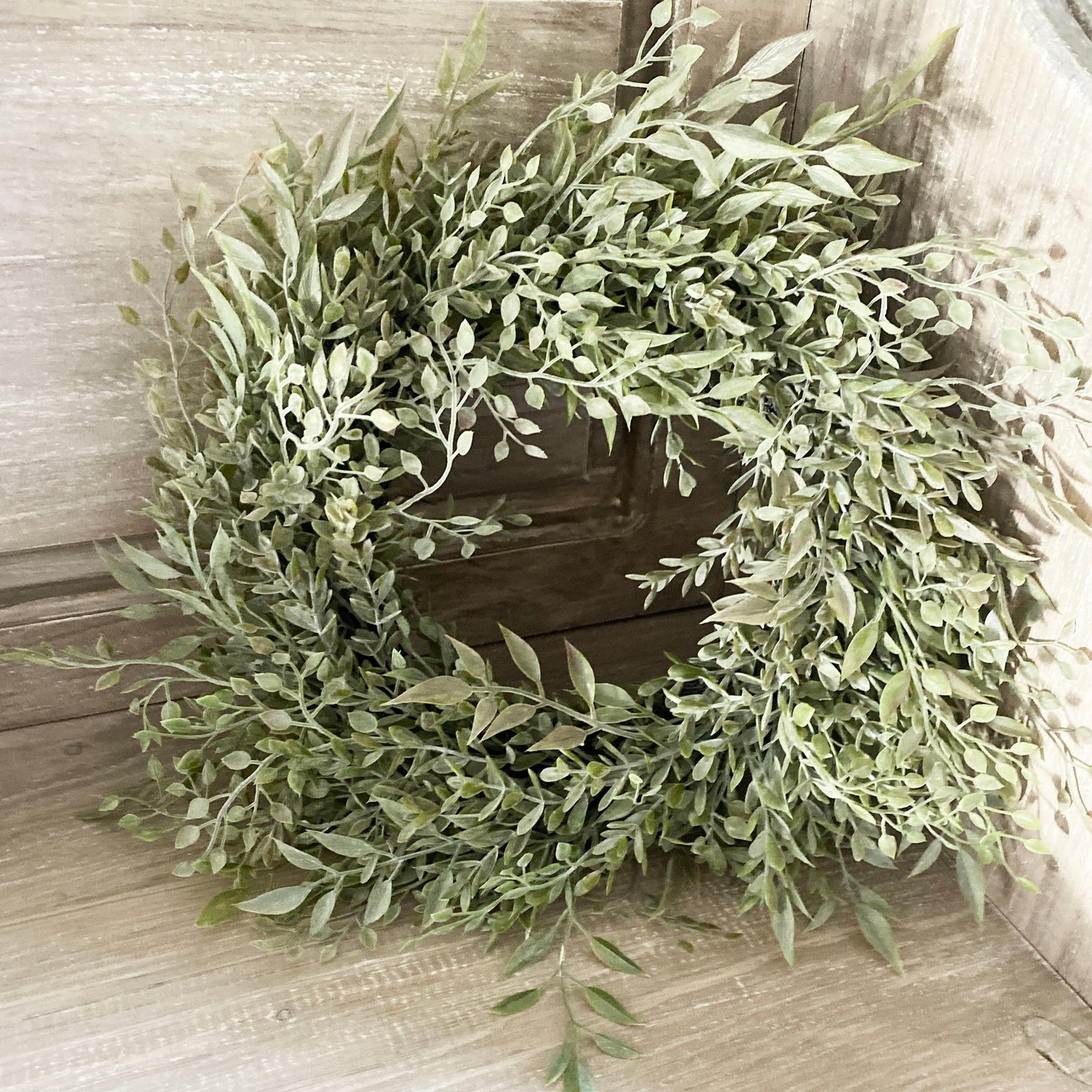Mixed Sage Candle Ring - 6in