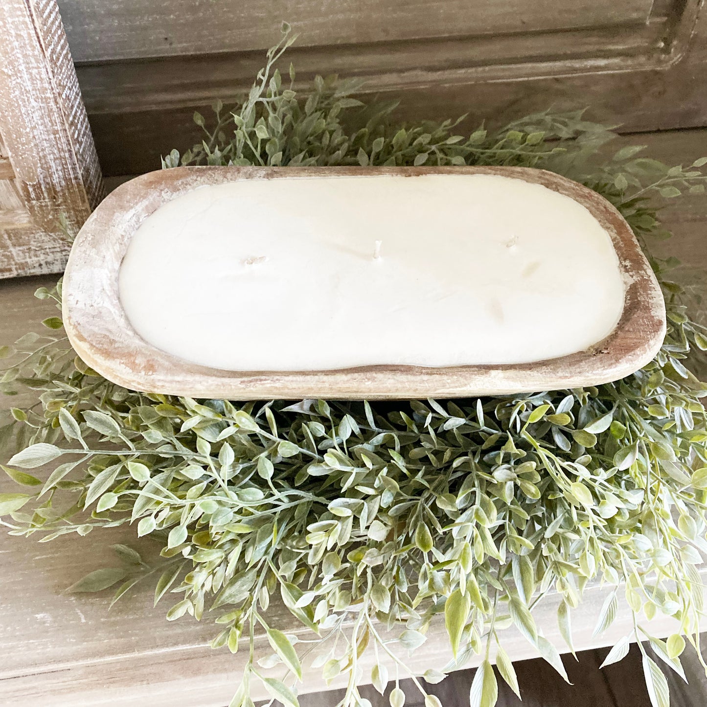 Mixed Sage Candle Ring - 6in
