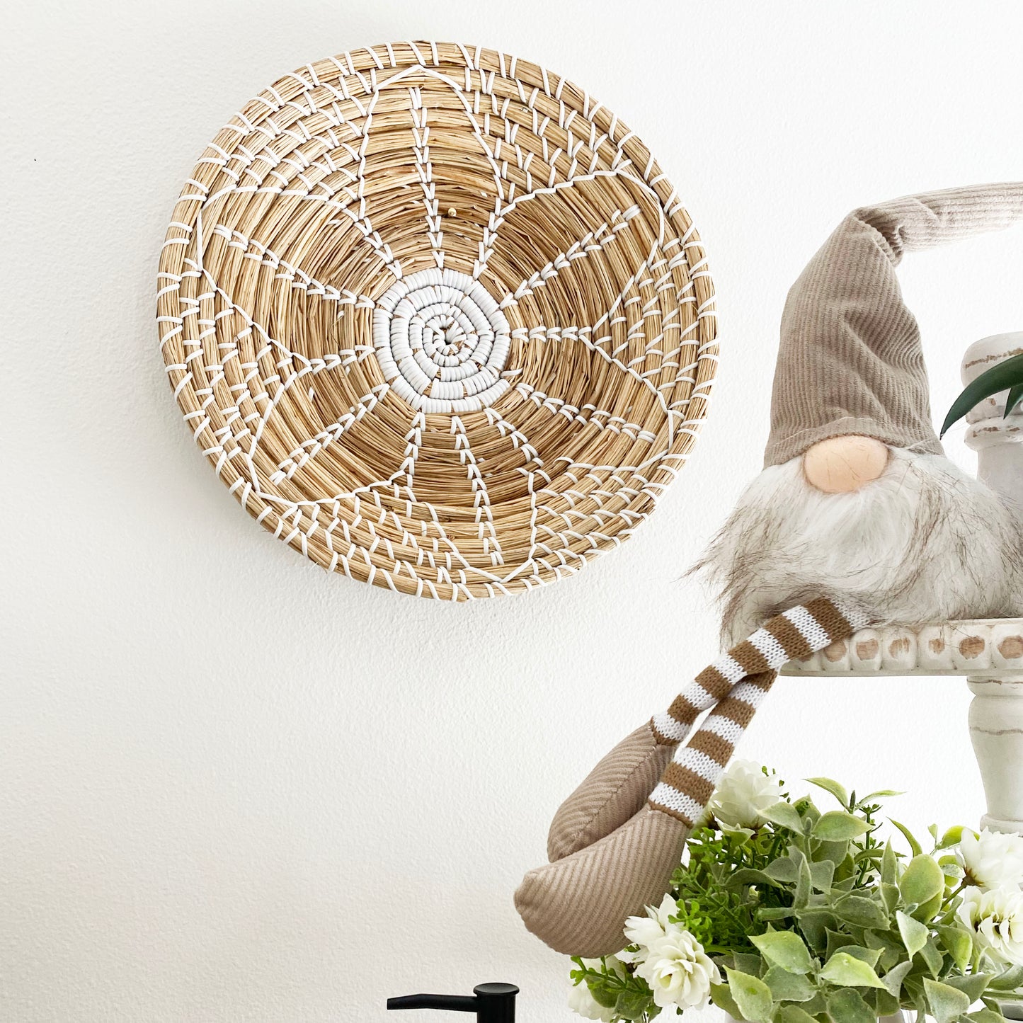 Woven Wall Basket Art
