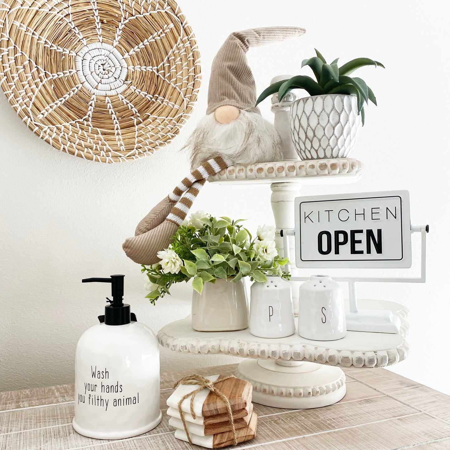 Woven Wall Basket Art