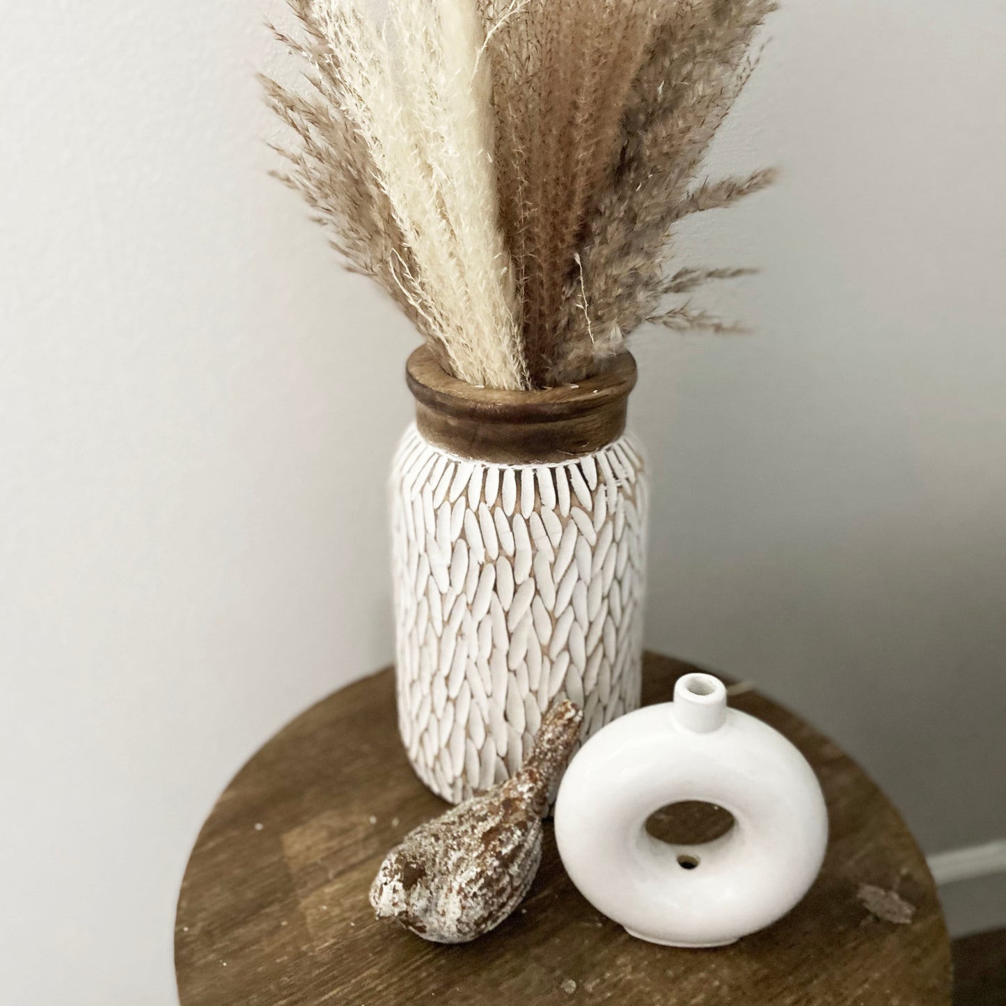 Circle Cutout Vase