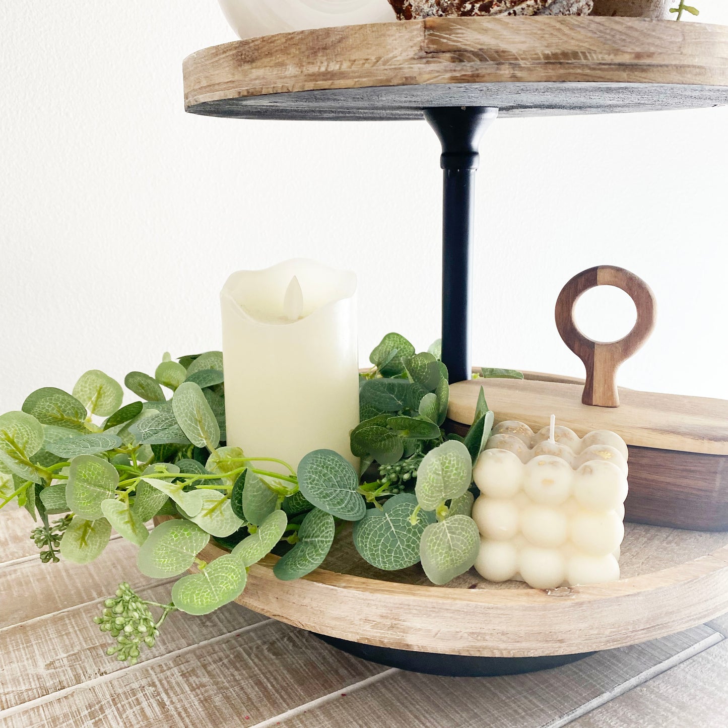 Sweet Seed Eucalyptus Candle Ring - 5in