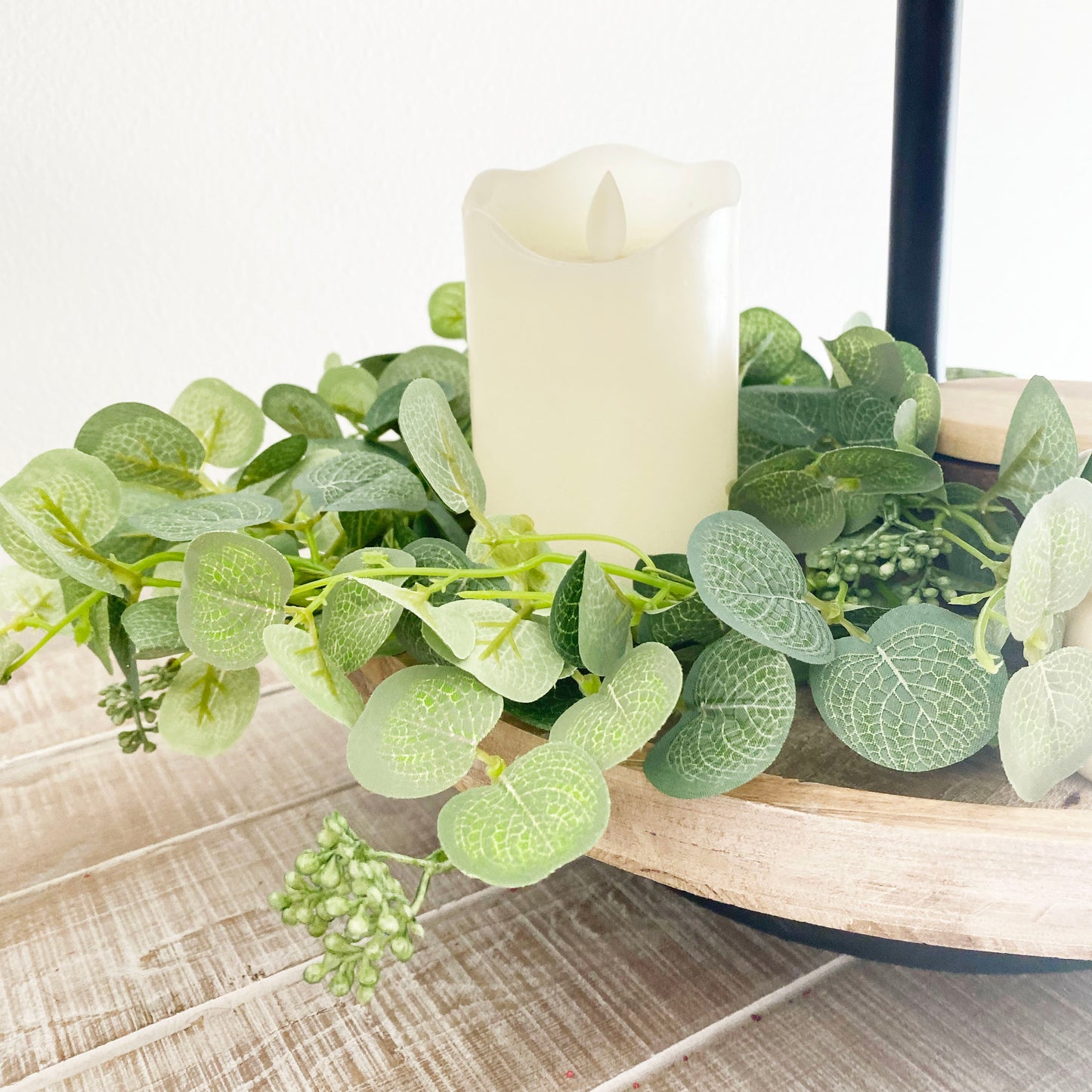 Sweet Seed Eucalyptus Candle Ring - 5in
