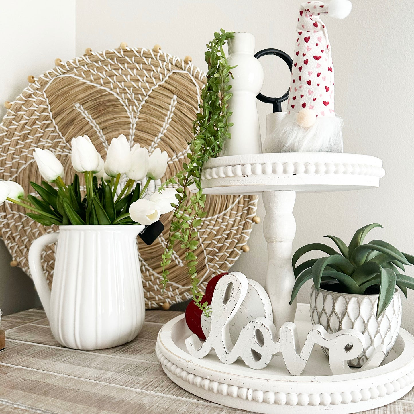 White Tulip Bunch