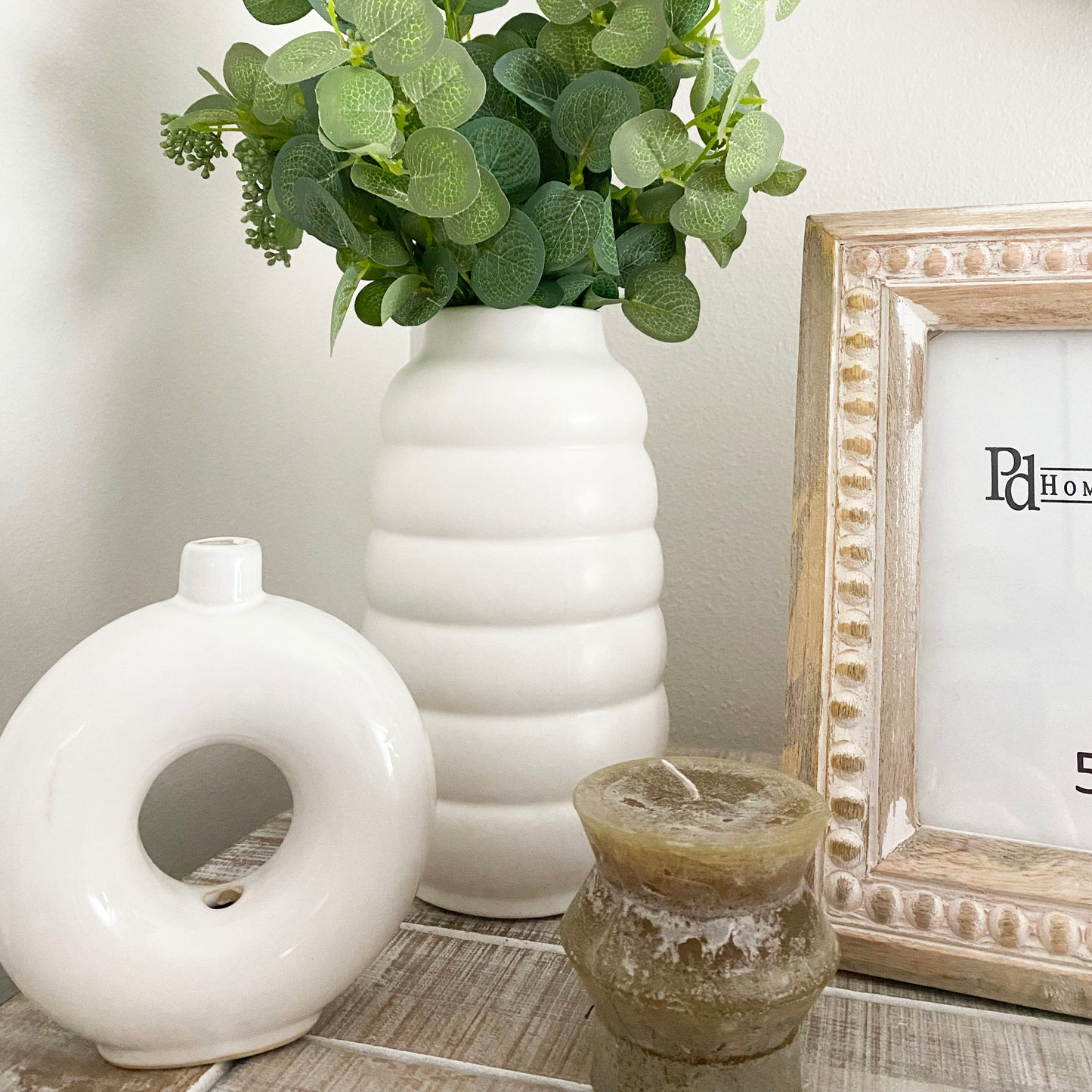 Circle Cutout Vase