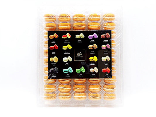 50 Pack Pumpkin  French Macaron Value Pack