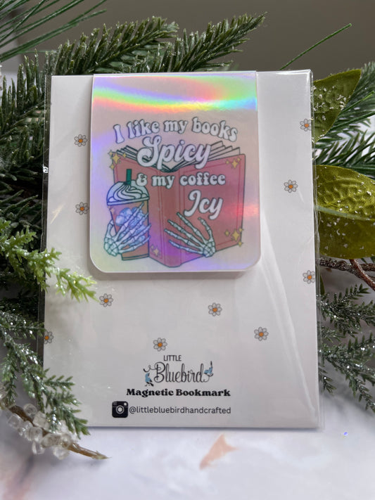 Magnetic Bookmark Books Spicy Coffee Icy
