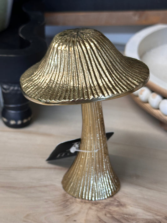 Metal Mushroom Figurine