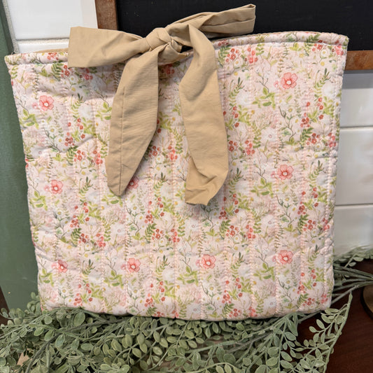 Pink Flower Bible Cover