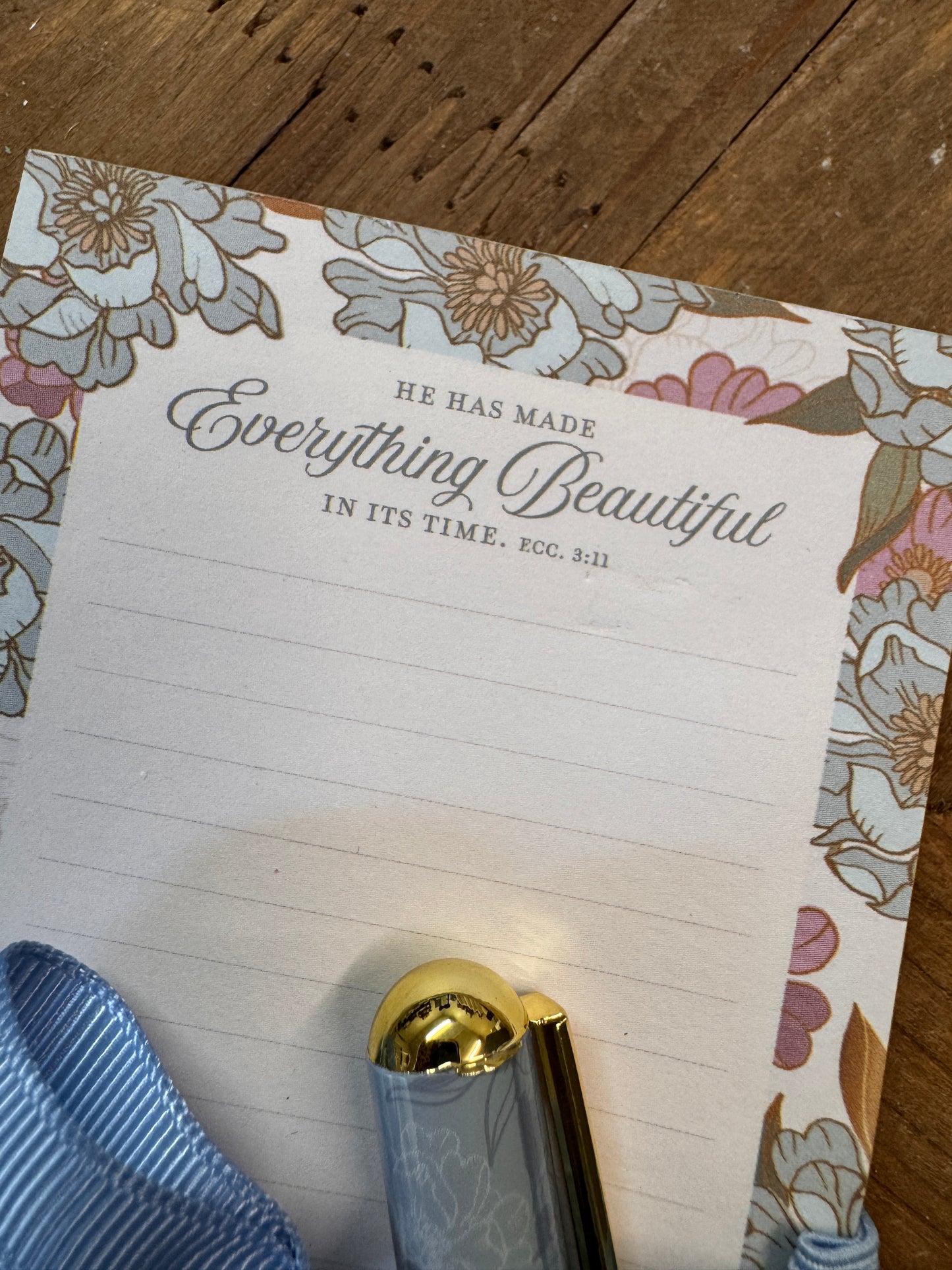 He Made Magnetic List Pad