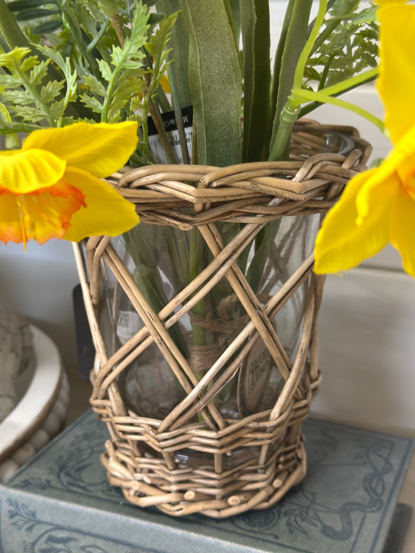 Willow Wrapped Vase