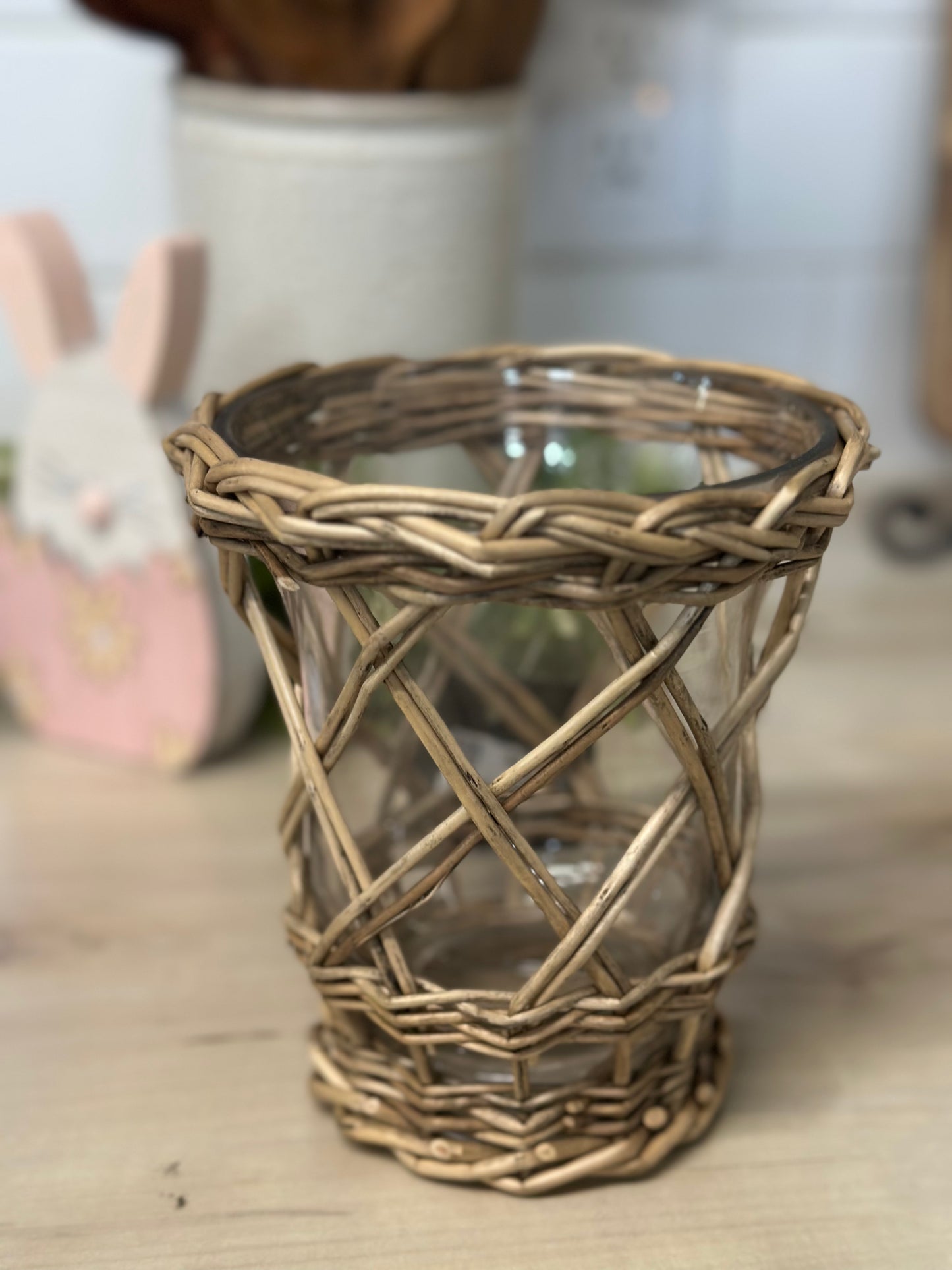 Willow Wrapped Vase