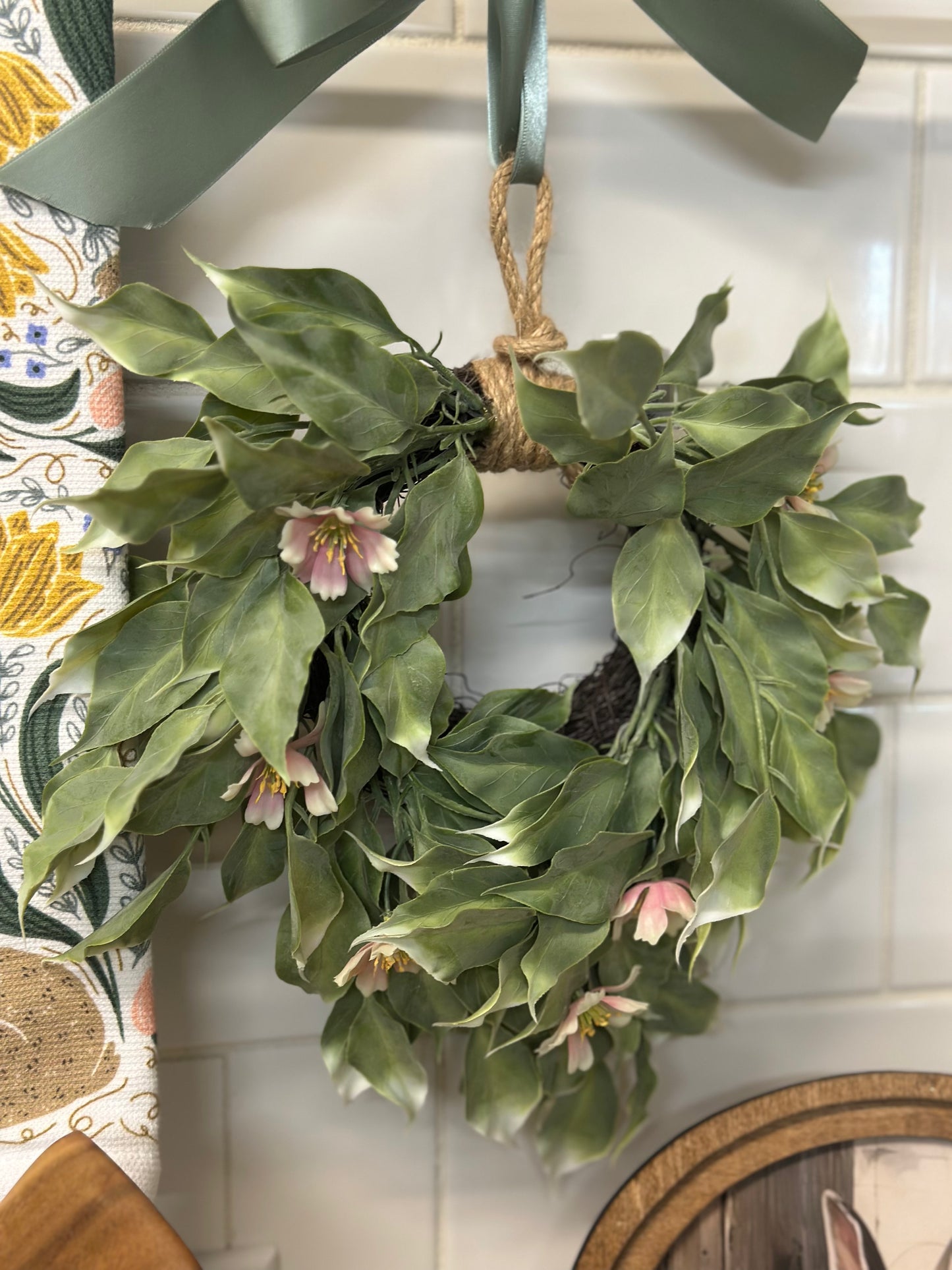 Pink Hanging Wreath