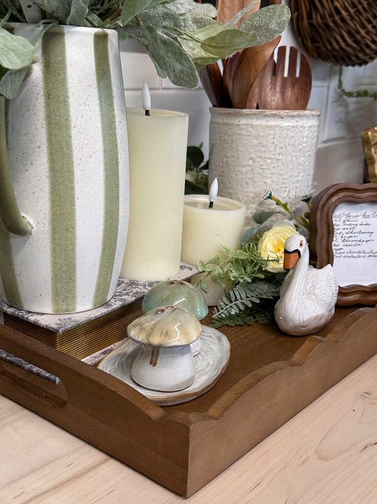 Scalloped Rectangle Tray