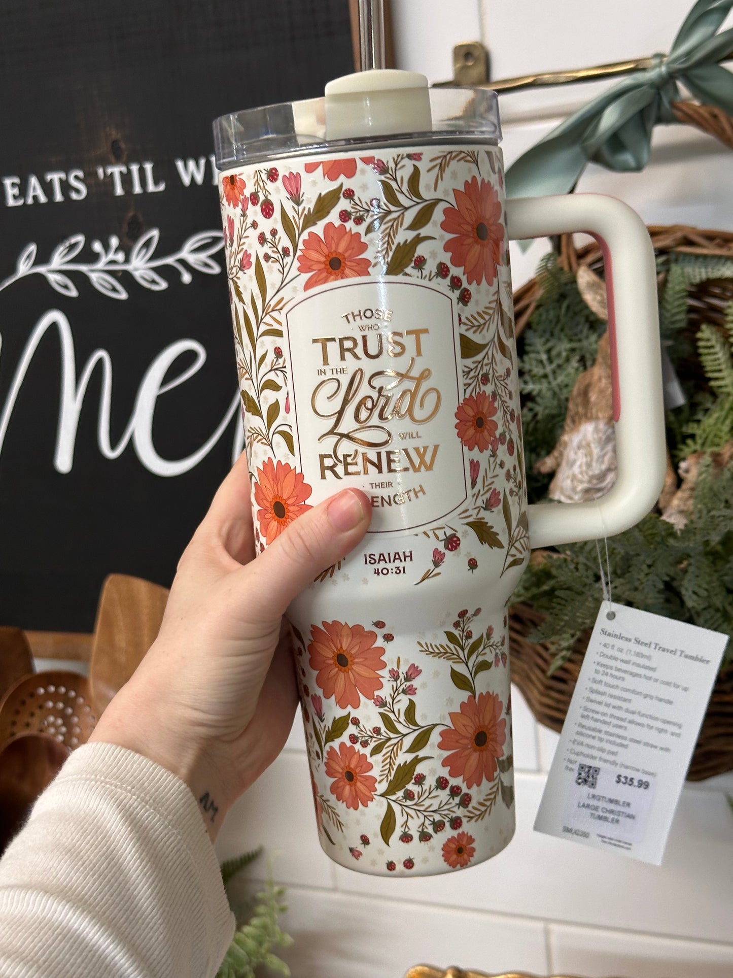 Trust in The Lord Tumbler Cup
