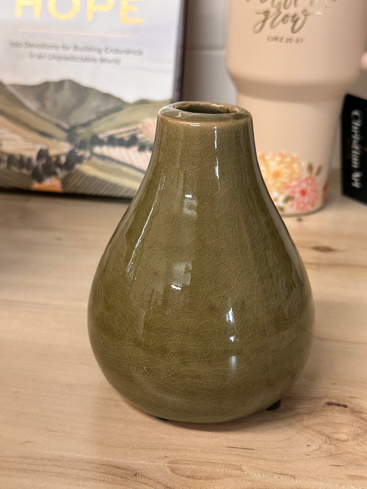 Small Green Vase