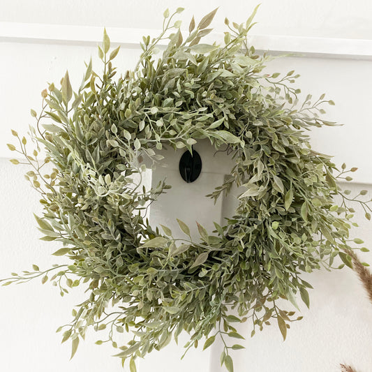 Mixed Sage Candle Ring - 6in