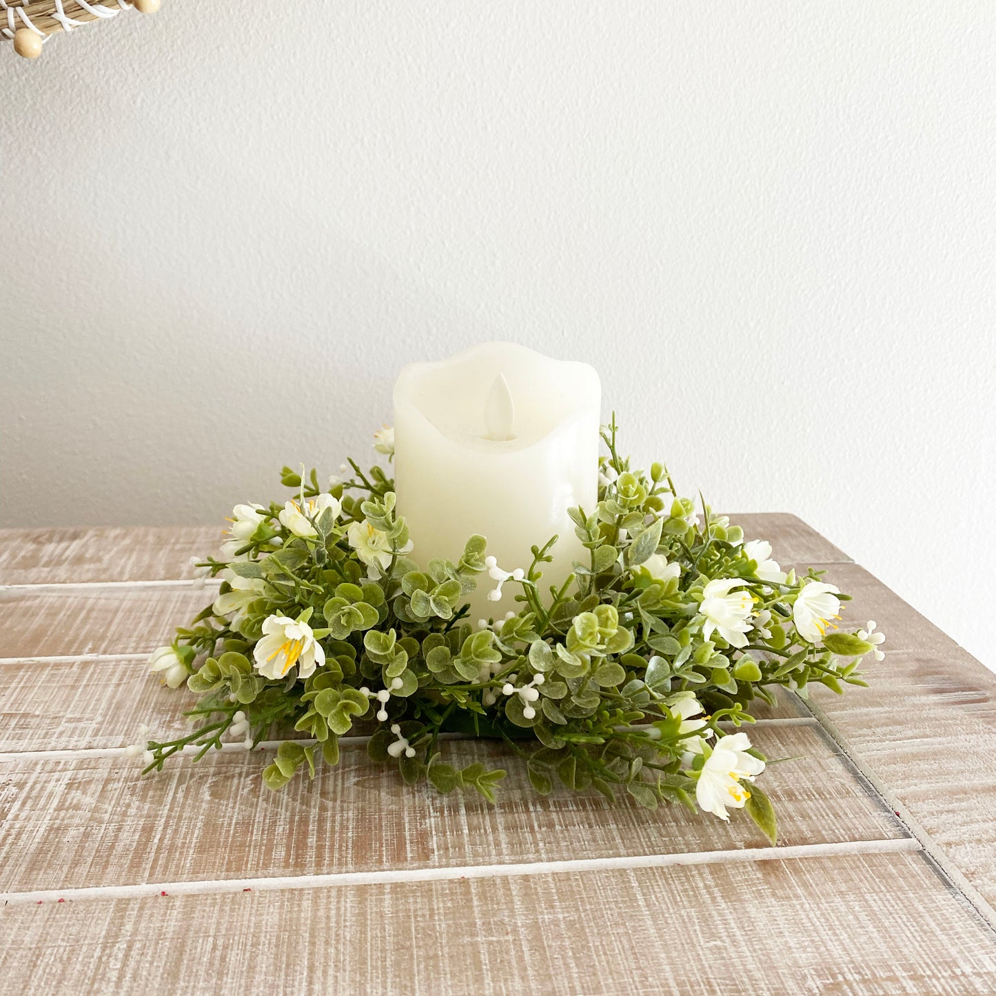 Baby's breath 2025 candle rings